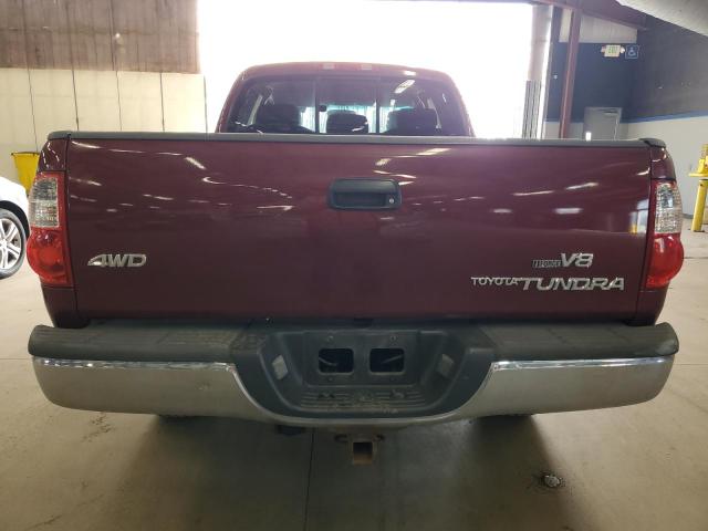 5TBBT44135S467341 - 2005 TOYOTA TUNDRA ACCESS CAB SR5 BURGUNDY photo 6