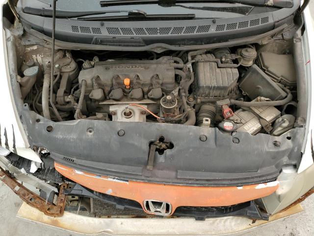 2HGFA16639H032623 - 2009 HONDA CIVIC LX-S Սպիտակ լուսանկար 11