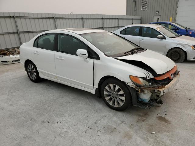 2HGFA16639H032623 - 2009 HONDA CIVIC LX-S Սպիտակ լուսանկար 4