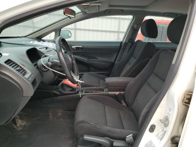 2HGFA16639H032623 - 2009 HONDA CIVIC LX-S Սպիտակ լուսանկար 7