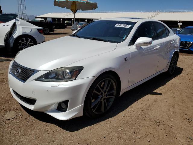 JTHBE5C29C5029572 - 2012 LEXUS IS 350 WHITE photo 1