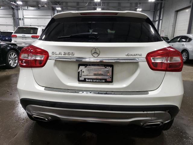 WDCTG4GB4HJ320123 - 2017 MERCEDES-BENZ GLA 250 4MATIC WHITE photo 6