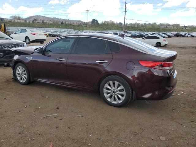 5XXGT4L34JG259576 - 2018 KIA OPTIMA LX BURGUNDY photo 2