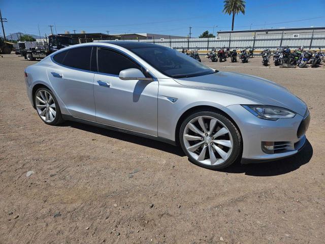 5YJSA1CP3DFP20002 - 2013 TESLA MODEL S ვერცხლისფერი ფოტო 1