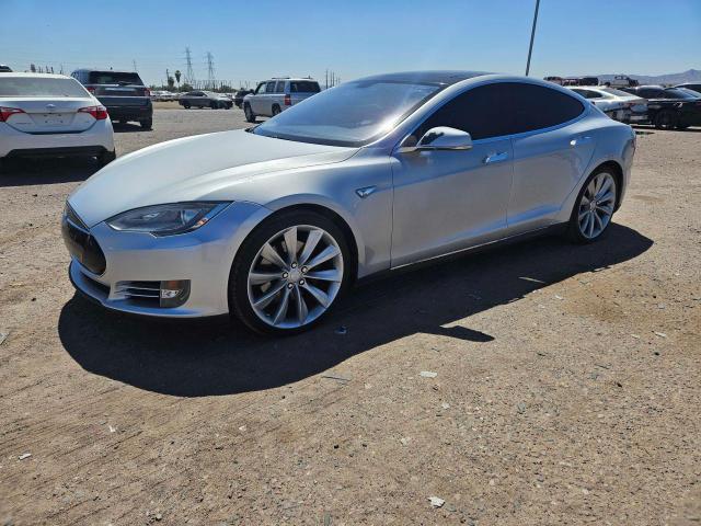 5YJSA1CP3DFP20002 - 2013 TESLA MODEL S SILVER photo 2