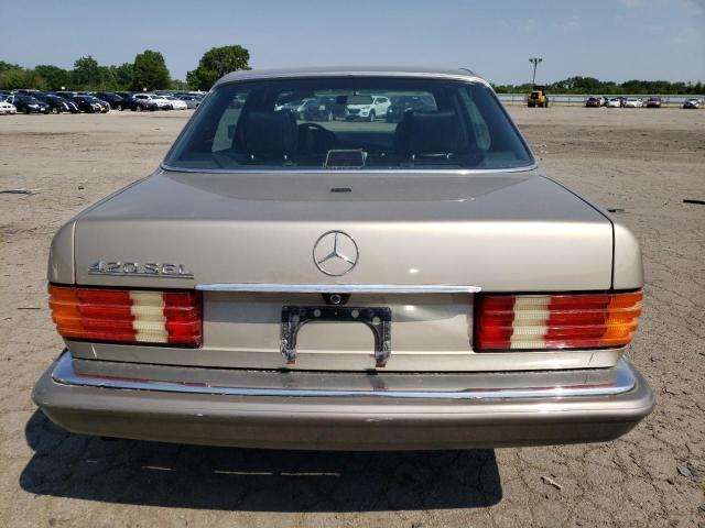 WDBCA35D2GA246302 - 1986 MERCEDES-BENZ 420 SEL GOLD photo 6