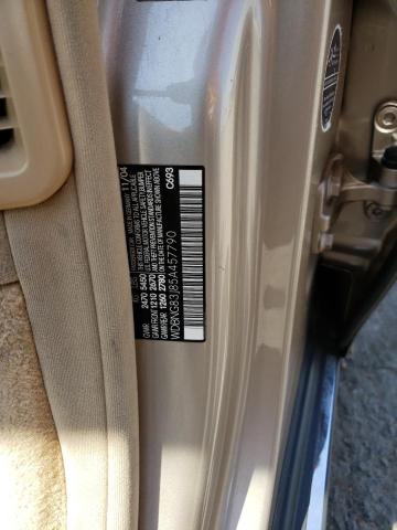 WDBNG83J85A457790 - 2005 MERCEDES-BENZ S 430 4MATIC GOLD photo 12