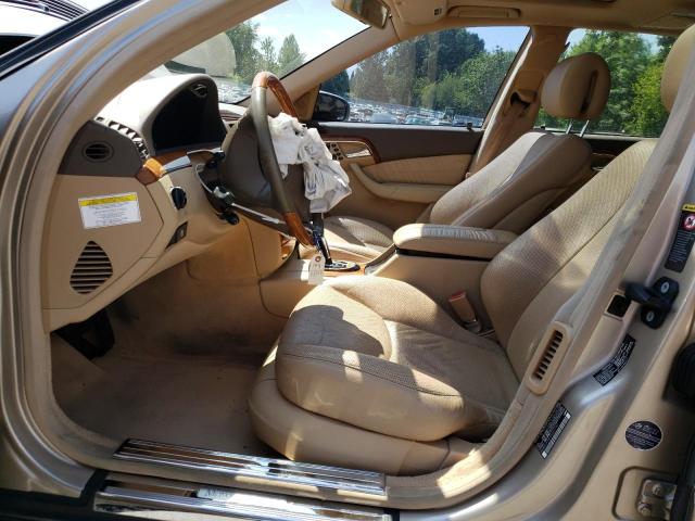 WDBNG83J85A457790 - 2005 MERCEDES-BENZ S 430 4MATIC GOLD photo 7