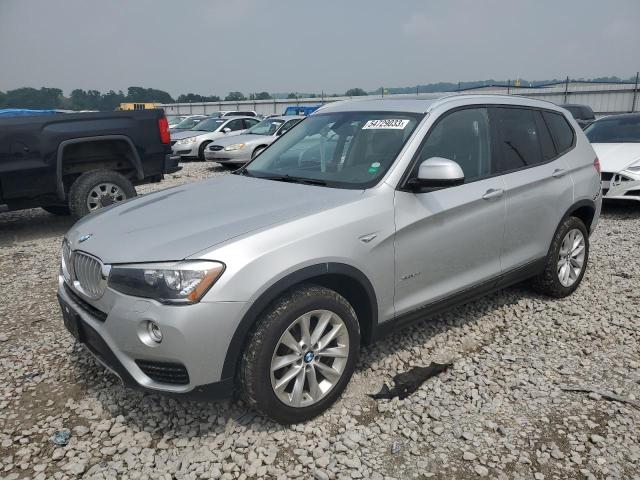 5UXWX9C52G0D78317 - 2016 BMW X3 XDRIVE28I SILVER photo 1