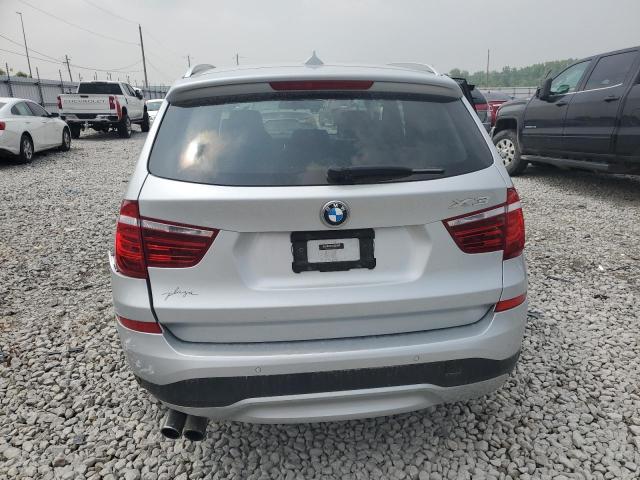 5UXWX9C52G0D78317 - 2016 BMW X3 XDRIVE28I SILVER photo 6