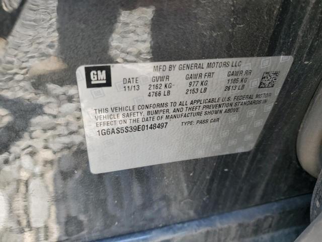 1G6AS5S39E0148497 - 2014 CADILLAC CTS PERFORMANCE COLLECTION Grafit fotoğraf 13