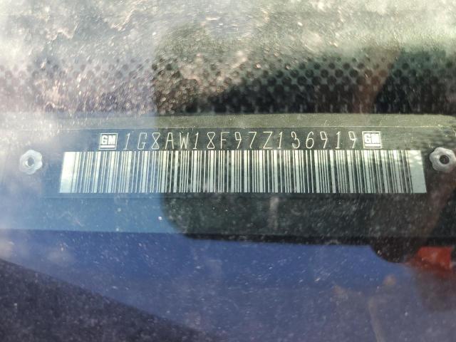 1G8AW18F97Z136919 - 2007 SATURN ION LEVEL 3 CHARCOAL photo 13