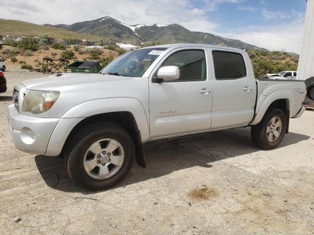3TMJU62N89M088939 - 2009 TOYOTA TACOMA DOUBLE CAB PRERUNNER SILVER photo 1