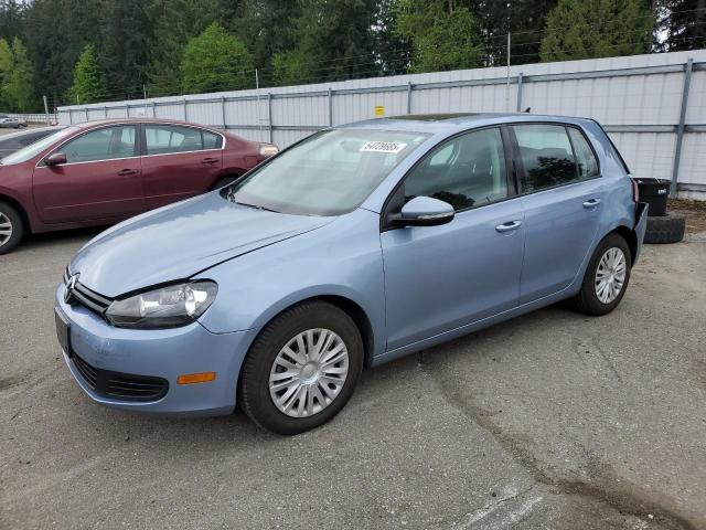 WVWDB7AJ6CW015289 - 2012 VOLKSWAGEN GOLF BLUE photo 1