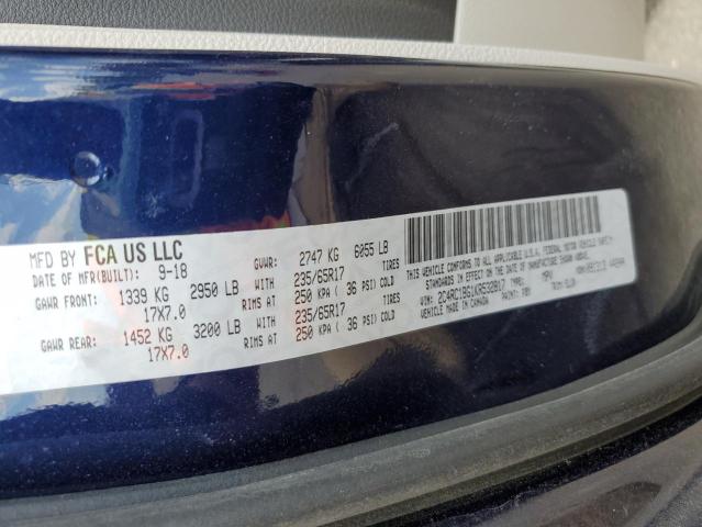 2C4RC1BG1KR532817 - 2019 CHRYSLER PACIFICA TOURING L 蓝色 照片 13