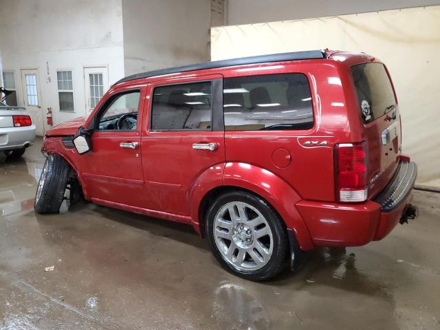 1D4PU5GX9AW144635 - 2010 DODGE NITRO SXT RED photo 2