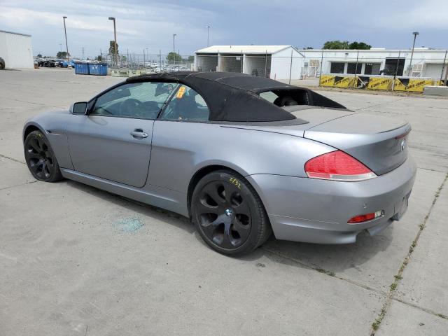 WBAEK73425B326124 - 2005 BMW 645 CI AUTOMATIC GRAY photo 2