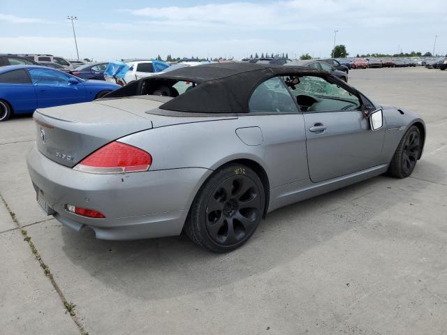 WBAEK73425B326124 - 2005 BMW 645 CI AUTOMATIC GRAY photo 3