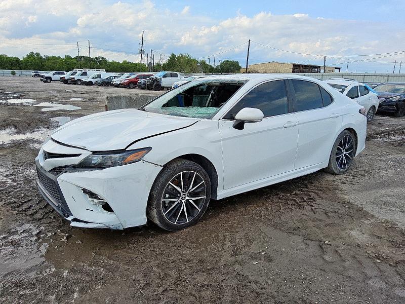 4T1G11AK4RU219451 - 2024 TOYOTA CAMRY SE NIGHT SHADE WHITE photo 1