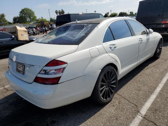 WDDNG71XX8A180458 - 2008 MERCEDES-BENZ S 550 WHITE photo 3