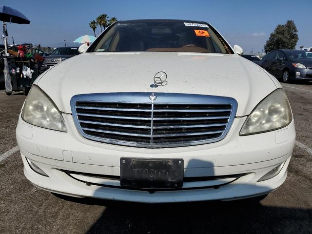 WDDNG71XX8A180458 - 2008 MERCEDES-BENZ S 550 WHITE photo 5