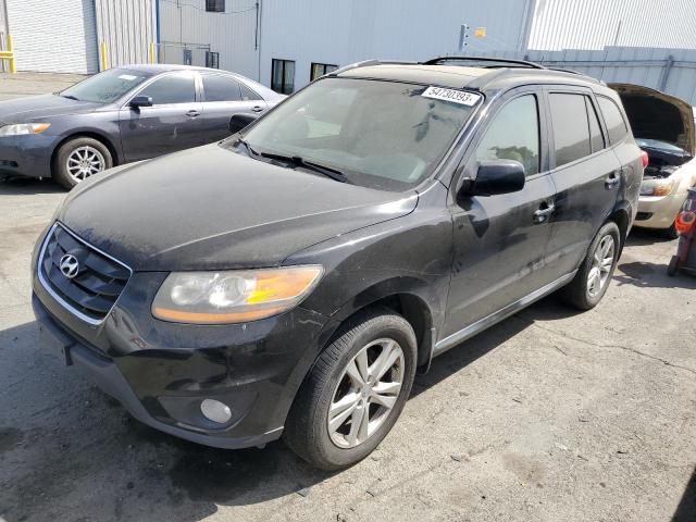 5XYZKDAG9BG027943 - 2011 HYUNDAI SANTA FE LIMITED BLACK photo 1