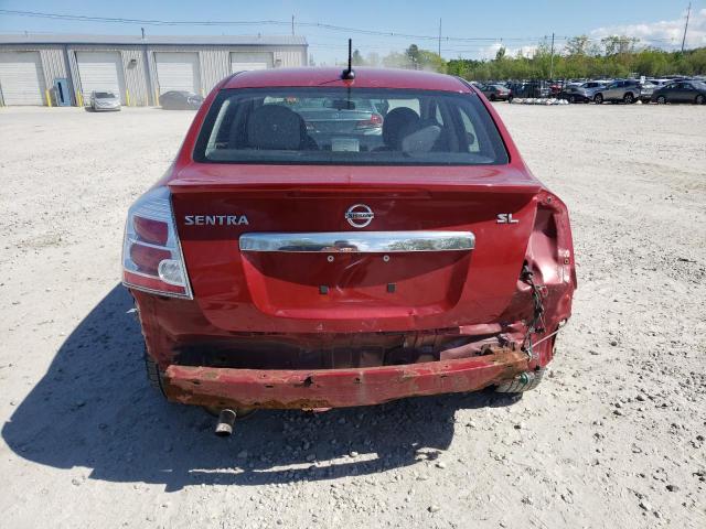 3N1AB6AP5CL671462 - 2012 NISSAN SENTRA 2.0 BROWN photo 6