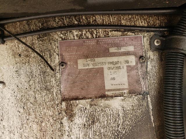 1UYVS2533FM197439 - 2015 UTILITY TRAILER თეთრი ფოტო 10