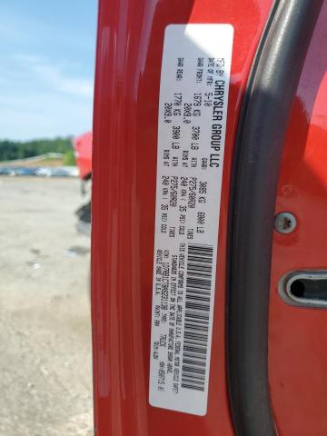 1D7RB1CT8AS231138 - 2010 DODGE RAM 1500 RED photo 12