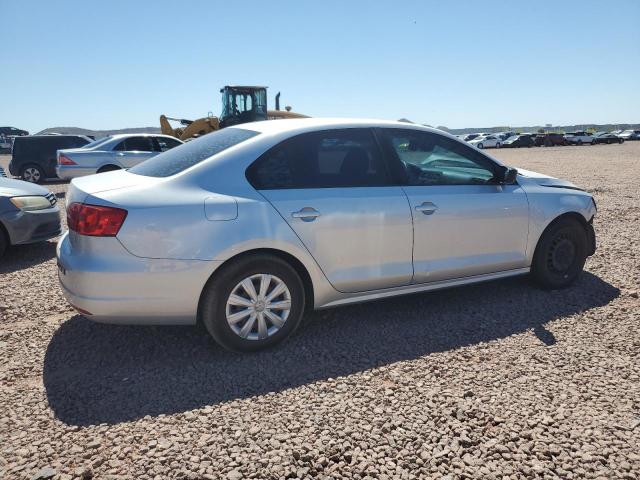 3VW2K7AJ1BM009872 - 2011 VOLKSWAGEN JETTA BASE SILVER photo 3