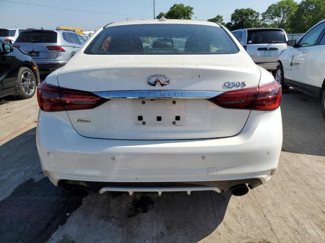 JN1FV7AR7LM660490 - 2020 INFINITI Q50 RED SPORT 400 WHITE photo 6