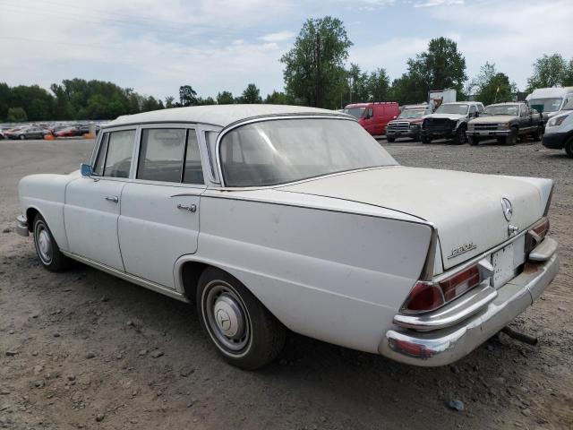 11101210156288 - 1965 MERCEDES-BENZ 220 S WHITE photo 2