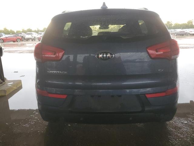 KNDPC3AC1F7742004 - 2015 KIA SPORTAGE EX BLUE photo 6