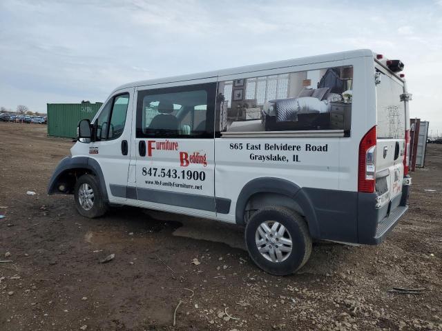 3C6TRVAG4GE110571 - 2016 RAM PROMASTER 1500 STANDARD WHITE photo 2