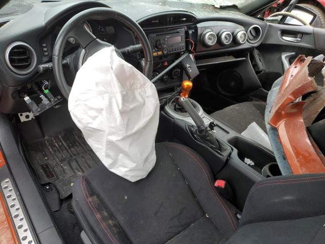 JF1ZNAA11D1721472 - 2013 TOYOTA SCION FR-S ნარინჯისფერი ფოტო 8