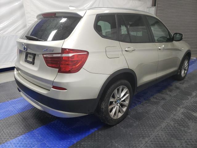 5UXWX9C54E0D35949 - 2014 BMW X3 XDRIVE28I SILVER photo 3