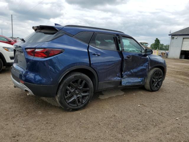 3GNKBCR41NS149583 - 2022 CHEVROLET BLAZER 2LT BLUE photo 3