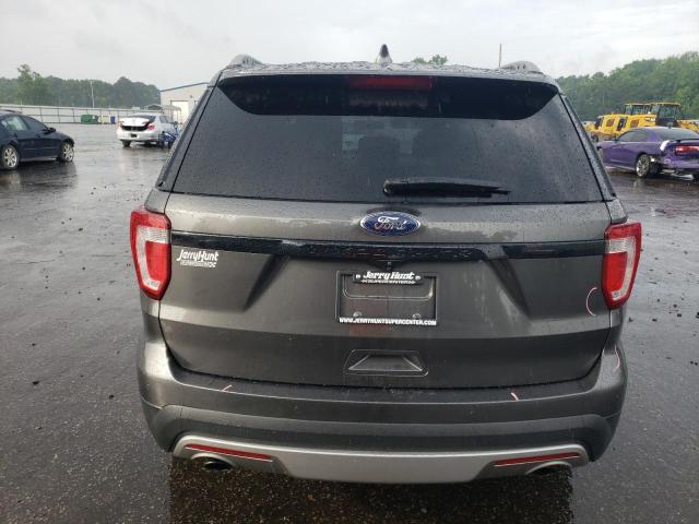 1FM5K7DH5HGC60207 - 2017 FORD EXPLORER XLT CHARCOAL photo 6