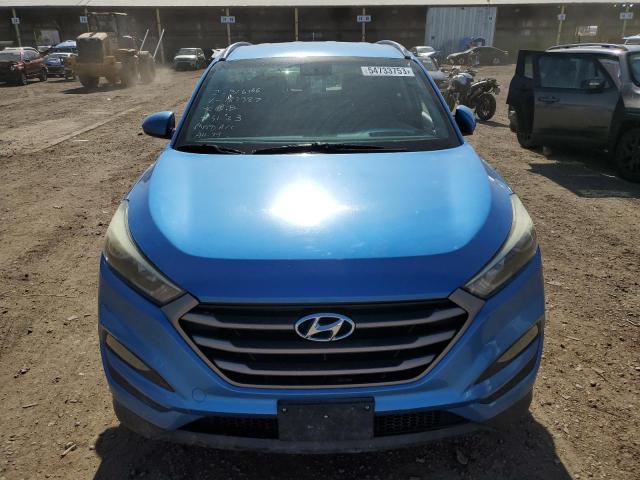 KM8J33A4XGU187387 - 2016 HYUNDAI TUCSON LIMITED BLUE photo 5