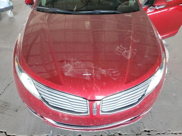 3LN6L2LU4FR602528 - 2015 LINCOLN MKZ HYBRID BURGUNDY photo 11