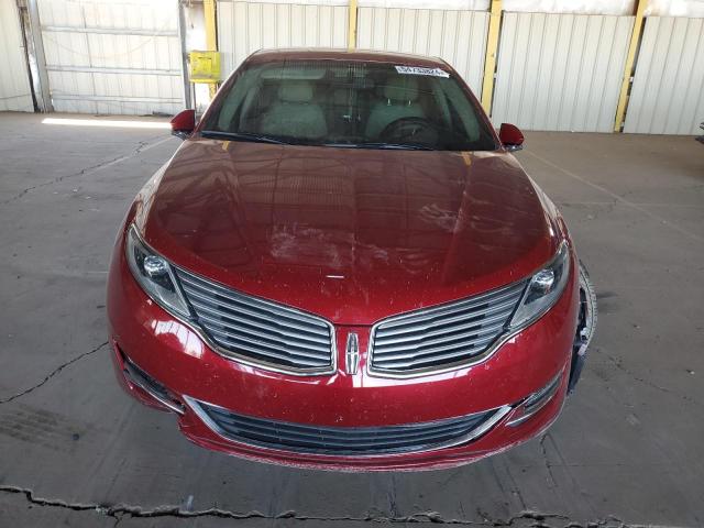 3LN6L2LU4FR602528 - 2015 LINCOLN MKZ HYBRID BURGUNDY photo 5