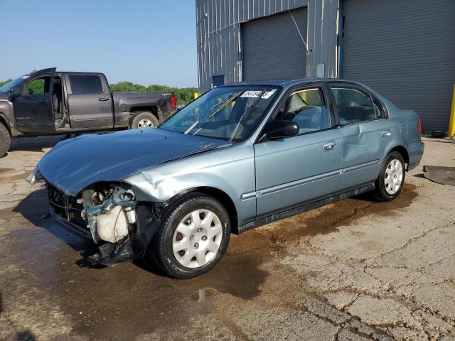 2HGEJ6610YH578193 - 2000 HONDA CIVIC BASE BLUE photo 1