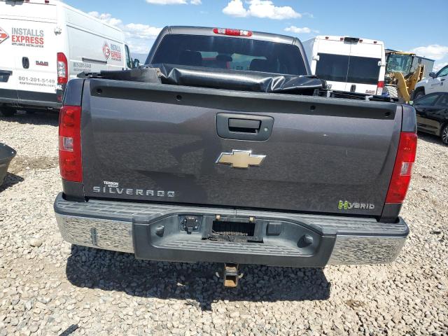 3GCUKUEJ7BG118100 - 2011 CHEVROLET SILVERADO K1500 HYBRID GRAY photo 6