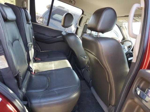 5N1AR18W96C601208 - 2006 NISSAN PATHFINDER LE 勃艮第红 照片 11