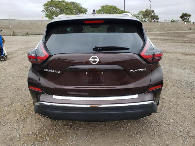 5N1AZ2DJ9LN107575 - 2020 NISSAN MURANO PLATINUM MAROON photo 6