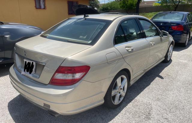 WDDGF5EB1BR184308 - 2011 MERCEDES-BENZ C 300 GOLD photo 4