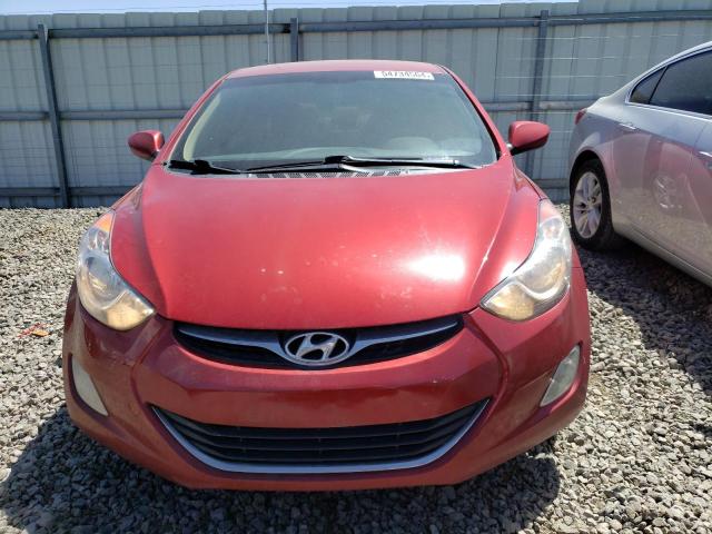 KMHDH4AE4DU491677 - 2013 HYUNDAI ELANTRA GLS RED photo 5