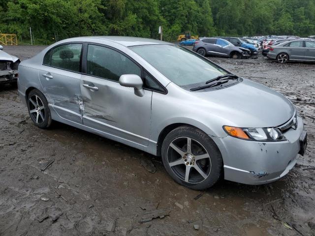 2HGFA16578H303723 - 2008 HONDA CIVIC LX SILVER photo 4