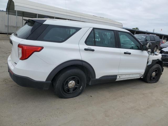 1FM5K8AB3LGA55712 - 2020 FORD EXPLORER POLICE INTERCEPTOR თეთრი ფოტო 3