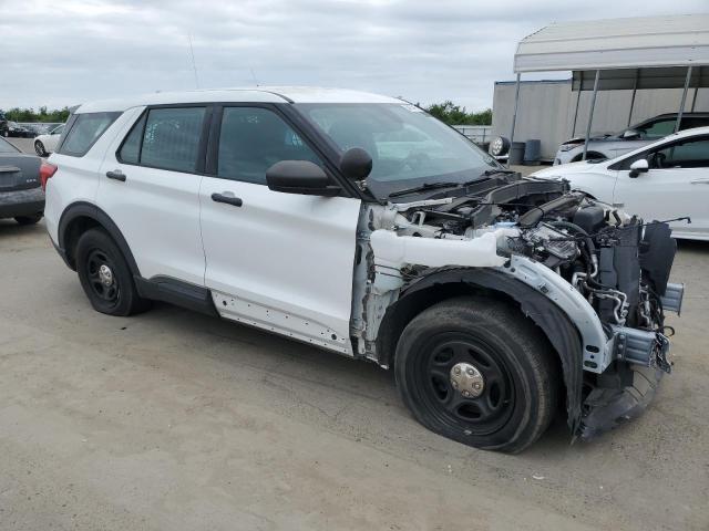 1FM5K8AB3LGA55712 - 2020 FORD EXPLORER POLICE INTERCEPTOR თეთრი ფოტო 4